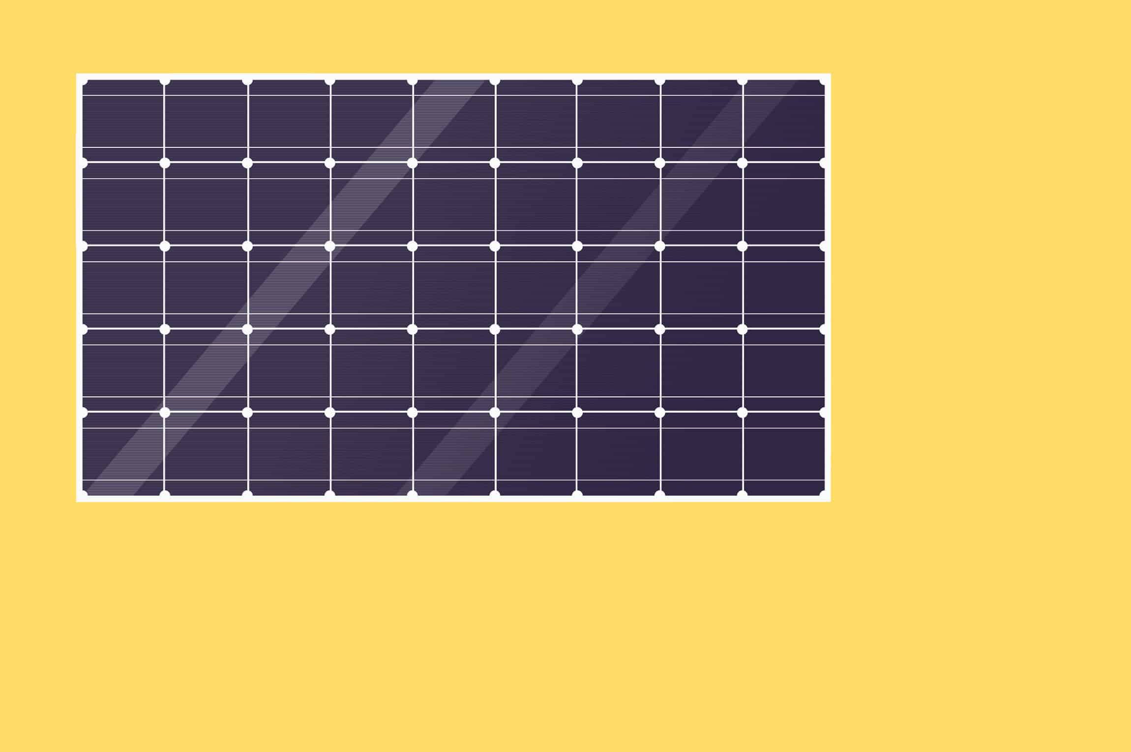 solar panel yellow